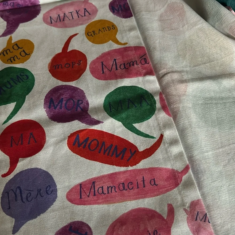 New Anthropologie Mr. Boddington’s Studio For Mom Graphic Dish Towel